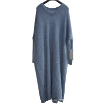 Neue Mohair Damen Long Loose Strickpullover